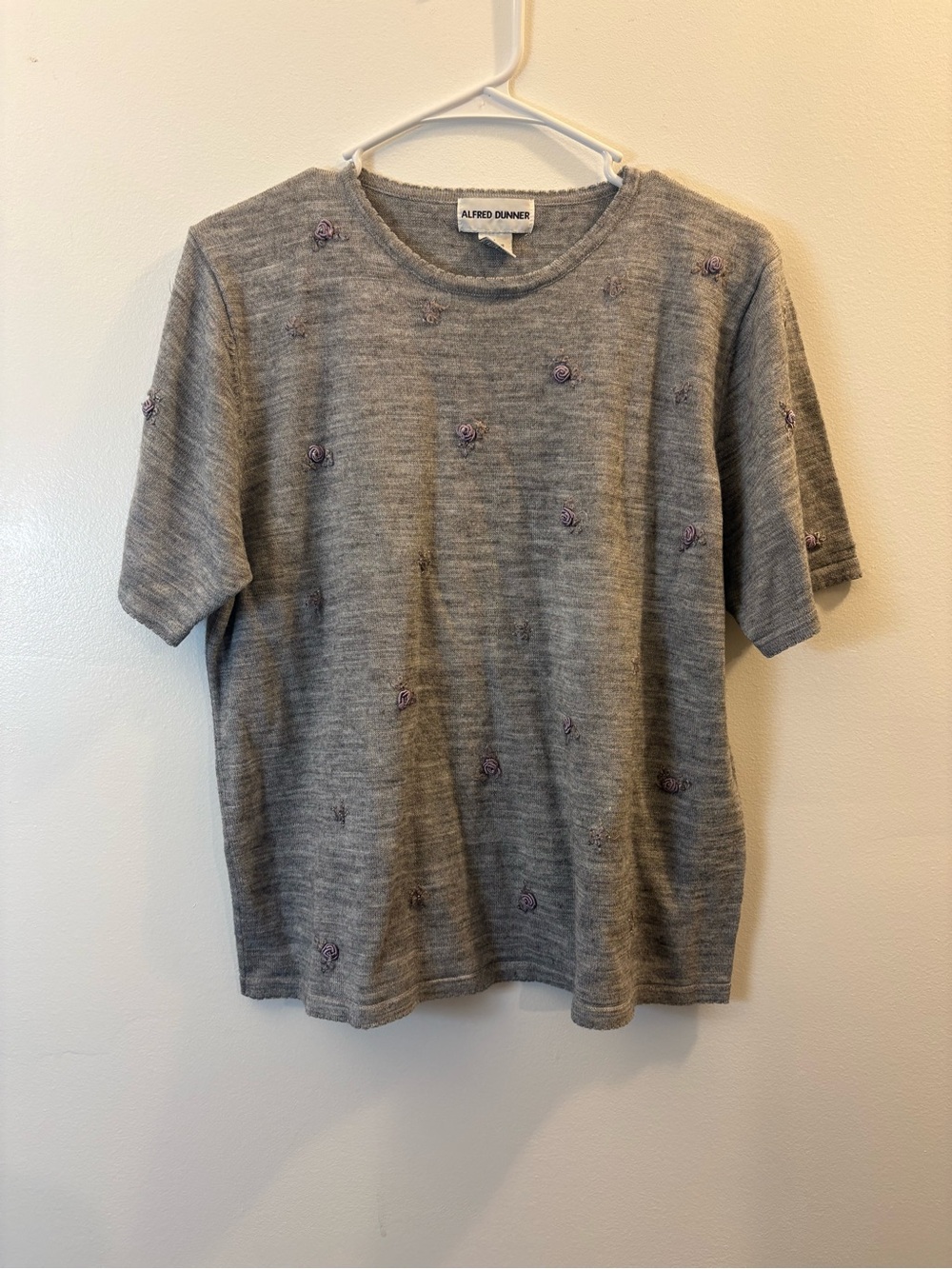 Vintage Alfred Dunner embroidered sweater tee